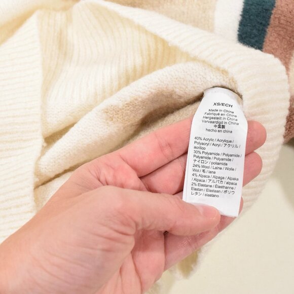 Madewell Soft Slouchy Dolman Sleeve Striped Sweater - Picture 5 of 5